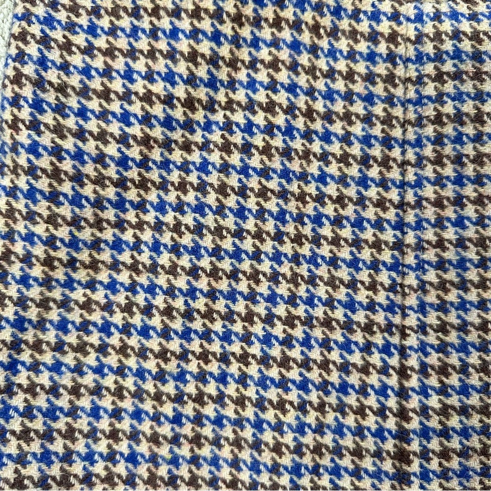 &merci Women’s Sloan Houndstooth Blazer Puff Sleeve Classic in Brown Size L - Picture 11 of 16